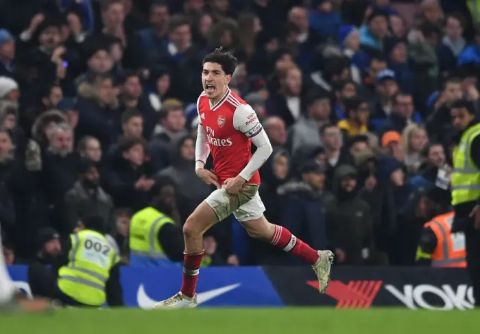 Framed Print : Bellerin's Brilliant Brace: Arsenal's Comeback Victory over Chelsea (Premier League 2019-20)