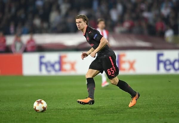 Ben Sheaf in Action: Arsenal vs. Crvena Zvezda, UEFA Europa League 2017-18