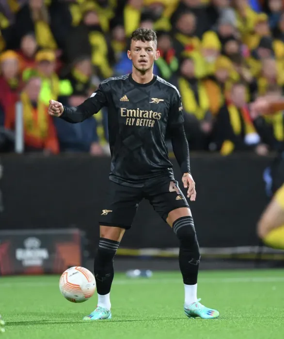 Framed Print : Ben White's Standout Performance: Arsenal Triumphs Over Bodø / Glimt in Europa League Framed Print : Ben White's Standout Performance: Arsenal Triumphs Over Bodø / Glimt in Europa League