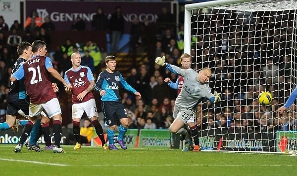 Benayoun Scores Past Guzan: Aston Villa vs. Arsenal, Premier League 2011-12