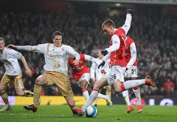Bendtner vs. Huth: The Intense Rivalry - Arsenal 1:1 Middlesbrough, Barclays Premier League, Emirates Stadium, London, 2007