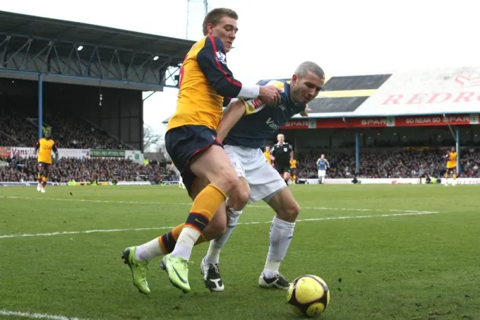 Framed Print : Bendtner vs. McNaughton: The FA Cup Stalemate at Ninian Park, Arsenal vs. Cardiff, 2009 Framed Print : Bendtner vs. McNaughton: The FA Cup Stalemate at Ninian Park, Arsenal vs. Cardiff, 2009