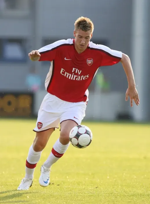 Framed Print : Bendtner's Brace: Arsenal's Dominance Over Burgenland (28 / 7 / 2008)