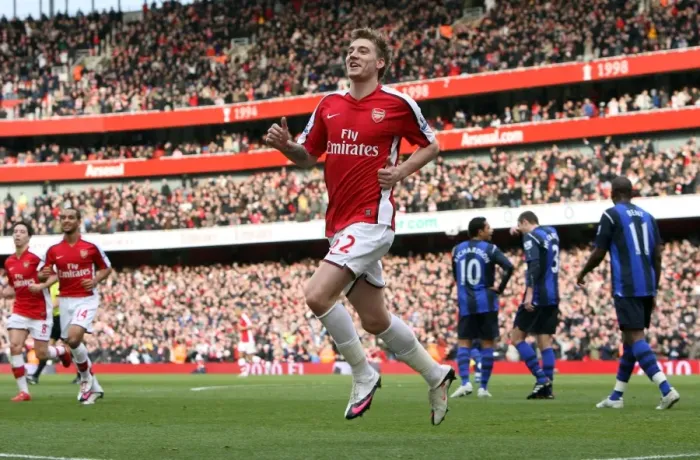 Framed Print : Bendtner's Brilliant Goal: Arsenal Takes 2-0 Lead Over Sunderland in Premier League