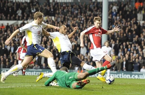 Bendtner's Stunner: Arsenal's Comeback Goal vs. Tottenham, 14-10