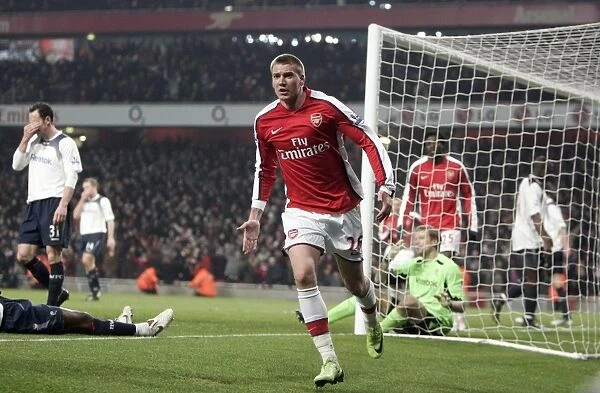 Bendtner's Thriller: Arsenal's 1-0 Premier League Win Against Bolton Wanderers (01 / 10 / 09)