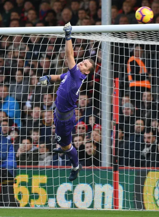 Framed Print : Bernd Leno: In Action for Arsenal vs. AFC Bournemouth (2018-19) Framed Print : Bernd Leno: In Action for Arsenal vs. AFC Bournemouth (2018-19)