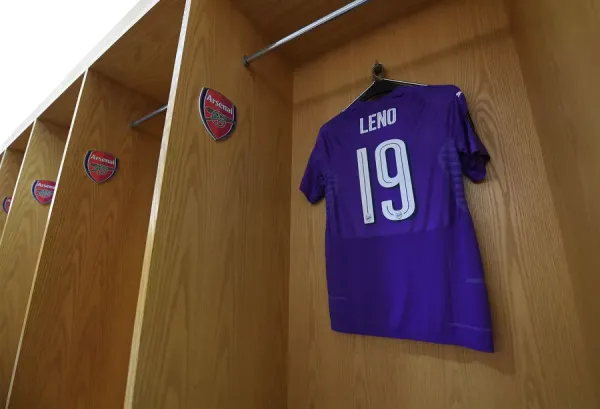 Arsenal FC Print: Bernd Leno in the Changing Art Prints