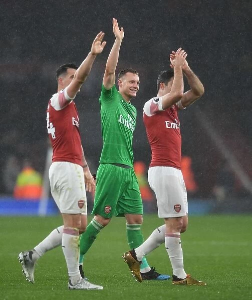 Bernd Leno: Arsenal's Determined Goalkeeper Amidst Arsenal FC vs Manchester United Rivalry (2018-19)