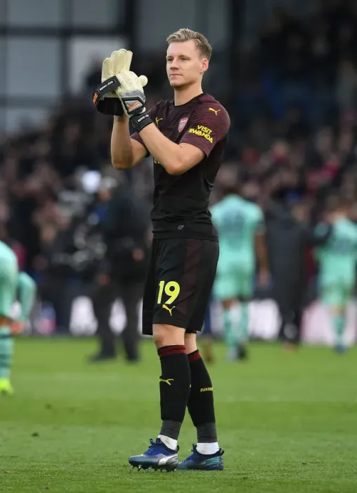 Framed Print : Bernd Leno Celebrates with Arsenal Fans after Crystal Palace Victory Framed Print : Bernd Leno Celebrates with Arsenal Fans after Crystal Palace Victory