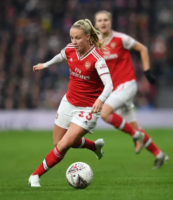 Framed Print : Beth Mead in Action: Arsenal vs Tottenham Hotspur - FA Women's Super League