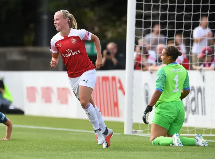 Framed Print : Beth Mead Scores Arsenal's Second Goal: Arsenal Women vs West Ham United Women, Continental Cup Framed Print : Beth Mead Scores Arsenal's Second Goal: Arsenal Women vs West Ham United Women, Continental Cup
