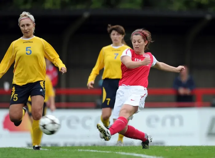 Framed Print : Bianca Bragg (Arsenal). Arsenal Ladies 6: 0 Bobruichanka. Womeans UEFA Champions League Framed Print : Bianca Bragg (Arsenal). Arsenal Ladies 6: 0 Bobruichanka. Womeans UEFA Champions League