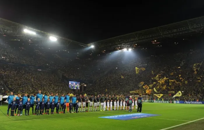 Framed Print : Borussia Dortmund v Arsenal: UEFA Champions League