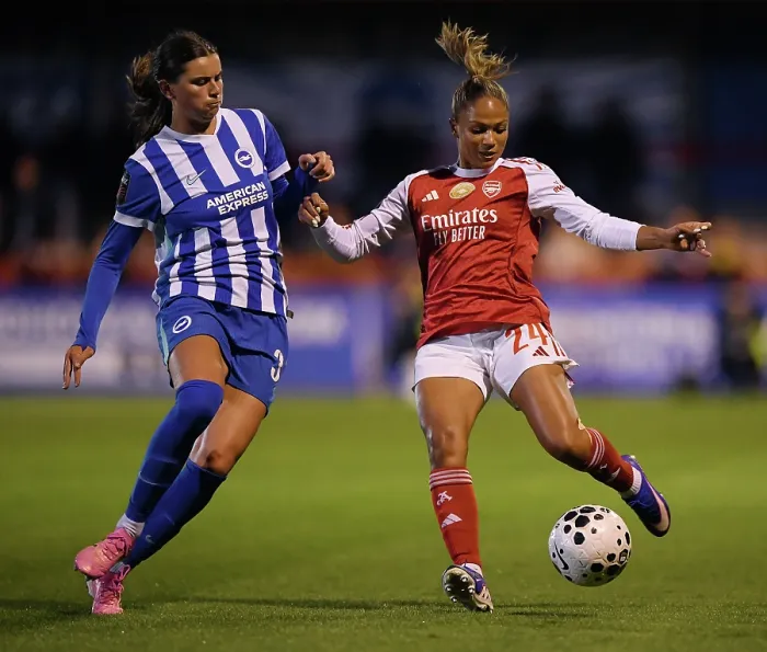 Framed Print : Brighton & Hove Albion v Arsenal - Barclays Women's Super League Brighton & Hove Albion v Arsenal - Barclays Women's Super League