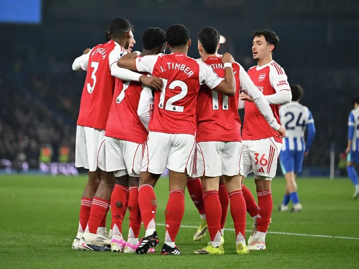 Framed Print : Brighton & Hove Albion v Arsenal - Premier League Brighton & Hove Albion v Arsenal - Premier League