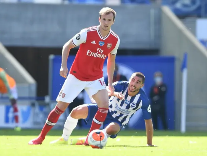 Framed Print : Brighton vs. Arsenal: Empty Stadium Showdown in Premier League (2020)