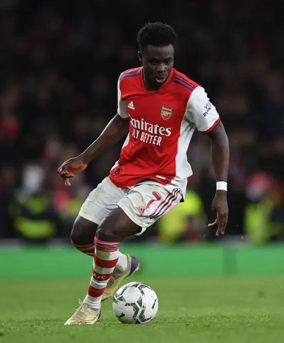 Framed Print : Bukayo Saka in Action: Arsenal vs. Liverpool - Carabao Cup Semi-Final Showdown Framed Print : Bukayo Saka in Action: Arsenal vs. Liverpool - Carabao Cup Semi-Final Showdown