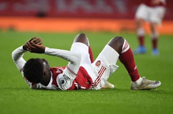 Framed Print : Bukayo Saka in Action: Arsenal vs Leeds United, Premier League 2020-21 Framed Print : Bukayo Saka in Action: Arsenal vs Leeds United, Premier League 2020-21