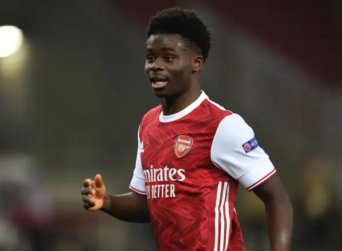 Framed Print : Bukayo Saka in Action: Arsenal vs SL Benfica, Europa League 2021, Piraeus, Greece Framed Print : Bukayo Saka in Action: Arsenal vs SL Benfica, Europa League 2021, Piraeus, Greece