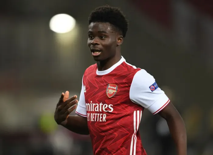 Framed Print : Bukayo Saka in Action: Arsenal vs SL Benfica, Europa League 2021, Piraeus, Greece Framed Print : Bukayo Saka in Action: Arsenal vs SL Benfica, Europa League 2021, Piraeus, Greece