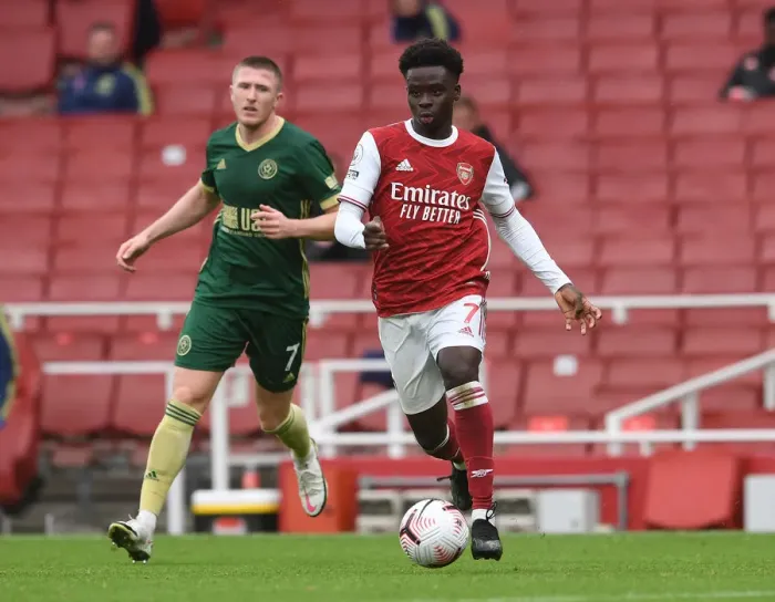 Framed Print : Bukayo Saka in Action: Arsenal's Star Performance Against Sheffield United, Premier League 2020-21 Framed Print : Bukayo Saka in Action: Arsenal's Star Performance Against Sheffield United, Premier League 2020-21