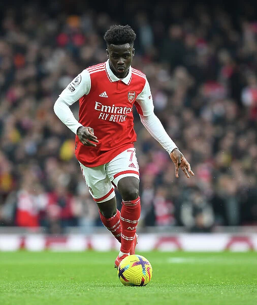 Bukayo Saka in Action: Arsenal's Star Performer Against AFC Bournemouth, Premier League 2022-23