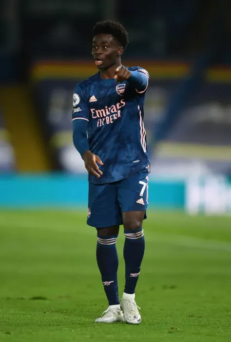 Framed Print : Bukayo Saka in Action: Leeds United vs. Arsenal, Premier League 2020-21 Framed Print : Bukayo Saka in Action: Leeds United vs. Arsenal, Premier League 2020-21