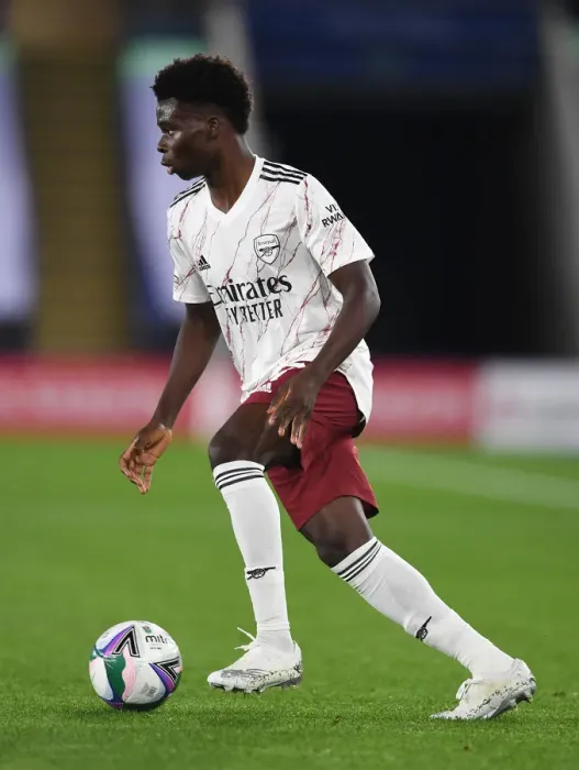 Framed Print : Bukayo Saka in Action: Leicester City vs Arsenal, Carabao Cup 2020-21 Framed Print : Bukayo Saka in Action: Leicester City vs Arsenal, Carabao Cup 2020-21