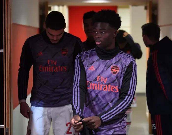 Framed Print : Bukayo Saka (Arsenal). Arsenal 1:0 Leeds United Framed Print : Bukayo Saka (Arsenal). Arsenal 1:0 Leeds United