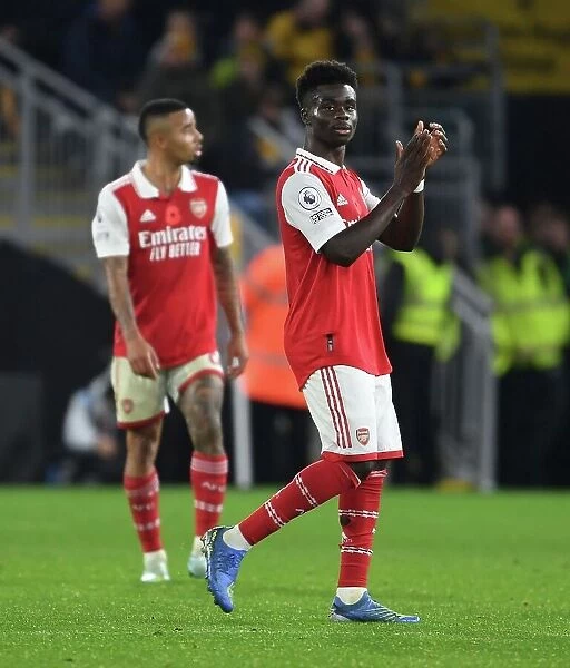 Bukayo Saka Bids Farewell: Wolverhampton Wanderers vs. Arsenal FC, Premier League 2022-23