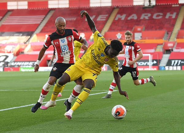 Bukayo Saka Faces Off Against Nathan Redmond: Southampton vs. Arsenal, Premier League 2019-2020