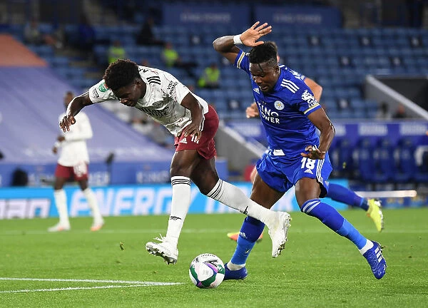 Bukayo Saka Foul by Amartey: Leicester vs Arsenal Carabao Cup Clash