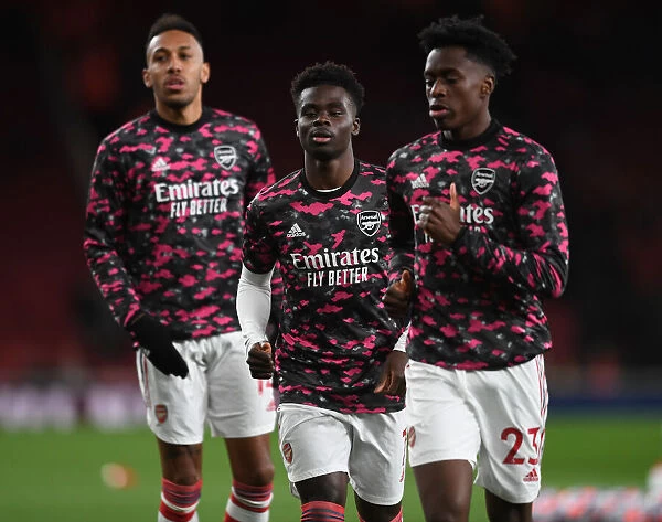 Bukayo Saka Gearing Up: Arsenal vs Aston Villa, Premier League 2021-22