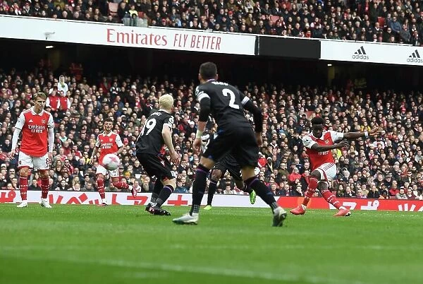 Bukayo Saka Scores Arsenal's Fourth Goal: Arsenal FC vs Crystal Palace, 2022-23 Premier League