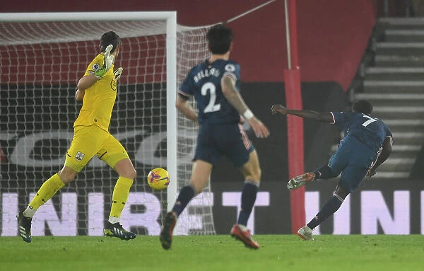 Bukayo Saka Scores Arsenal's Second Goal: Southampton vs Arsenal, Premier League 2021 (Behind Closed Doors)