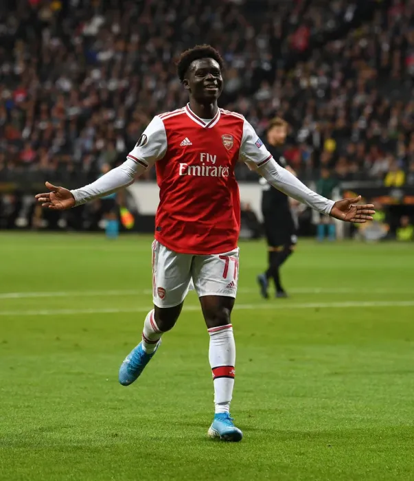 Framed Print : Bukayo Saka Scores Arsenal's Second Goal: Eintracht Frankfurt vs Arsenal, UEFA Europa League 2019-20 Framed Print : Bukayo Saka Scores Arsenal's Second Goal: Eintracht Frankfurt vs Arsenal, UEFA Europa League 2019-20