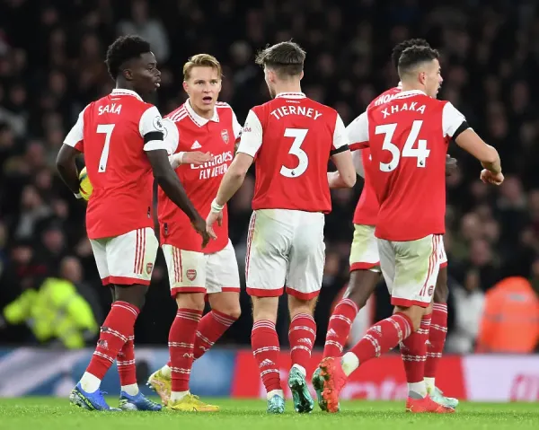 Arsenal v West Ham United 2022-23 Art Prints, Posters