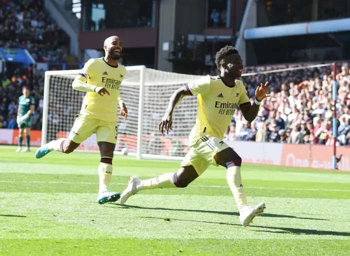 Framed Print : Bukayo Saka Scores the Thrilling Winner: Aston Villa vs. Arsenal, Premier League 2021-22 Framed Print : Bukayo Saka Scores the Thrilling Winner: Aston Villa vs. Arsenal, Premier League 2021-22
