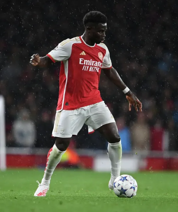 Framed Print : Bukayo Saka Shines: Arsenal's Champions League Victory Over PSV Eindhoven (2023-24) Framed Print : Bukayo Saka Shines: Arsenal's Champions League Victory Over PSV Eindhoven (2023-24)