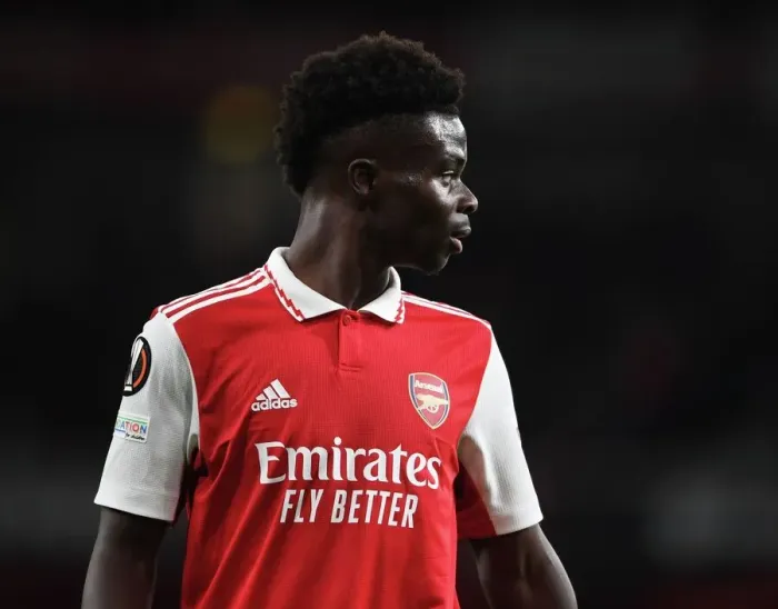 Framed Print : Bukayo Saka Shines: Arsenal's Europa League Victory over PSV Eindhoven
