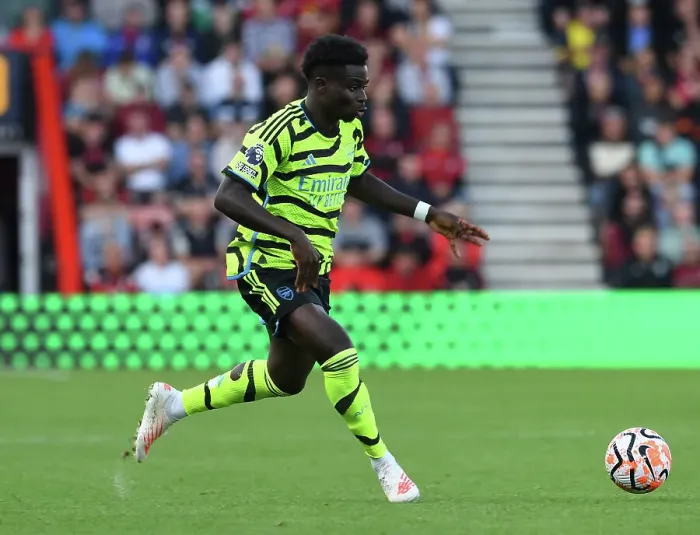 Framed Print : Bukayo Saka Shines: Arsenal's Standout Performance at AFC Bournemouth, Premier League 2023-24 Framed Print : Bukayo Saka Shines: Arsenal's Standout Performance at AFC Bournemouth, Premier League 2023-24