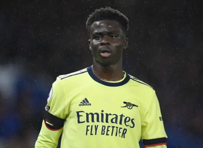 Framed Print : Bukayo Saka Shines: Arsenal's Victory over Brighton & Hove Albion in the Premier League 2021-22