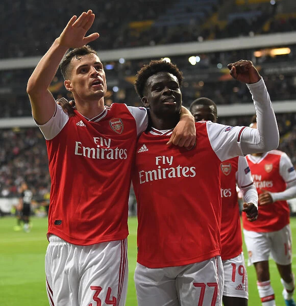 Bukayo Saka's Brace: Arsenal's Europa League Triumph over Eintracht Frankfurt (September 19, 2019)