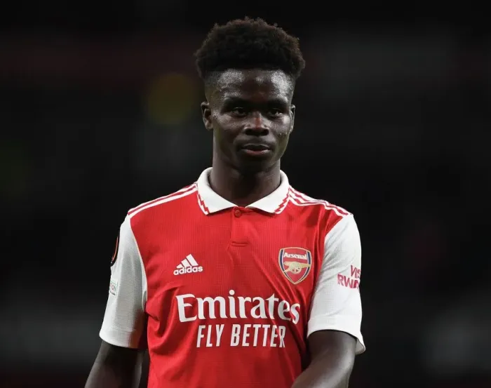 Framed Print : Bukayo Saka's Brilliant Performance: Arsenal Triumphs Over PSV Eindhoven in Europa League 2022-23 Framed Print : Bukayo Saka's Brilliant Performance: Arsenal Triumphs Over PSV Eindhoven in Europa League 2022-23