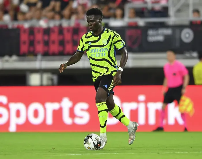 Framed Print : Bukayo Saka's Standout Display: Arsenal FC Wins 2023 MLS All-Star Game Framed Print : Bukayo Saka's Standout Display: Arsenal FC Wins 2023 MLS All-Star Game