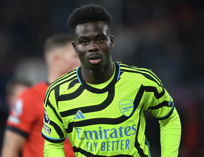 Framed Print : Bukayo Saka's Standout Display: Arsenal's Victory over Luton Town in the Premier League 2023-24 Framed Print : Bukayo Saka's Standout Display: Arsenal's Victory over Luton Town in the Premier League 2023-24