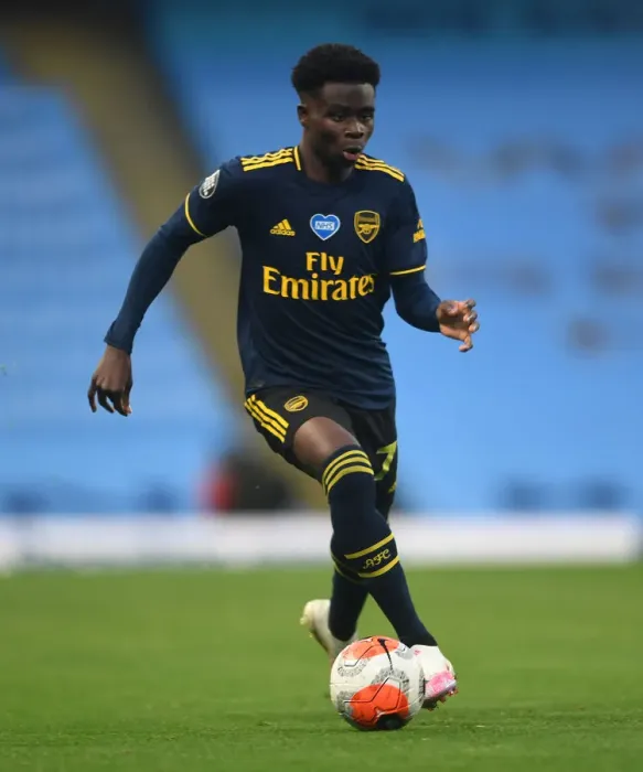 Framed Print : Bukayo Saka's Standout Performance: Manchester City vs. Arsenal, Premier League 2019-2020 - The Young Gun's Game at Etihad Stadium Framed Print : Bukayo Saka's Standout Performance: Manchester City vs. Arsenal, Premier League 2019-2020 - The Young Gun's Game at Etihad Stadium