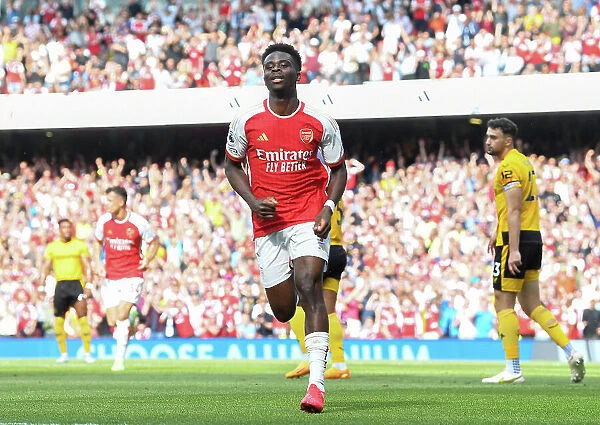 Bukayo Saka's Thrilling Hat-Trick: Arsenal Secures Victory Against Wolverhampton Wanderers in 2022-23 Premier League