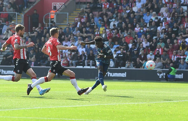 Bukayo Saka's Thwarted Effort: Southampton vs. Arsenal, Premier League 2021-22